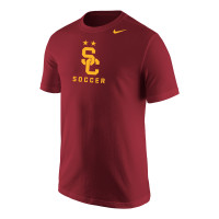 USC Trojans Nike Cardinal SC Interlock Soccer Core Cotton T-Shirt